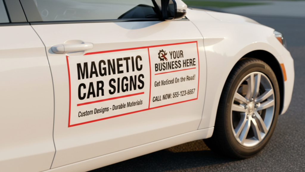 Best Practices for Installing Magnetic Car Signs Safely