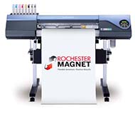 Printable magnet sheets used for custom signage, advertising magnets, and promotional materials
